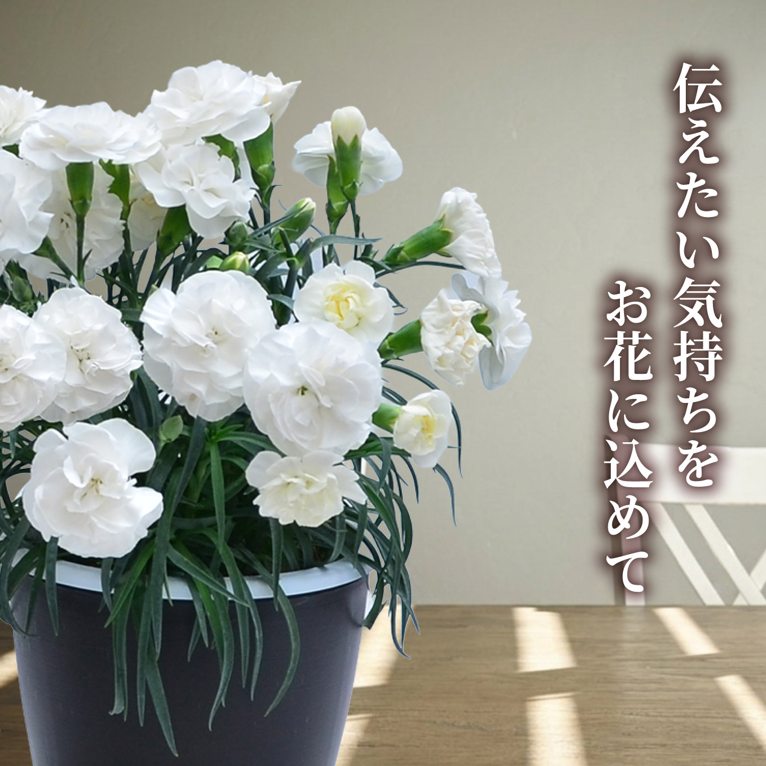 伝えたい気持ちをお花に込めて