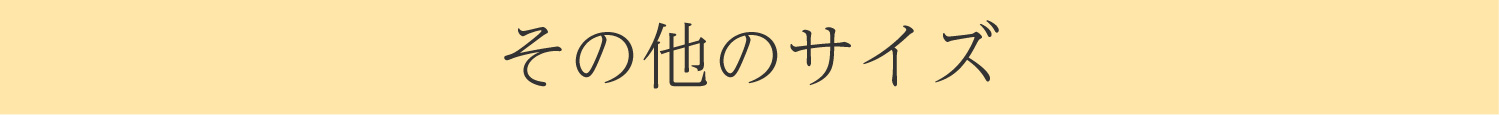 その他のサイズ