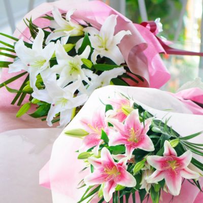 ユリ 百合 ゆり のフラワーギフト 花工房エーデルワイス ユリ 百合 ゆり のフラワーギフト 花工房エーデルワイス