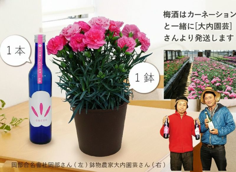 大内園芸と岡部酒造