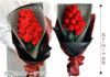 ブリザーブドフラワー 20輪の赤バラの花束 ボックス