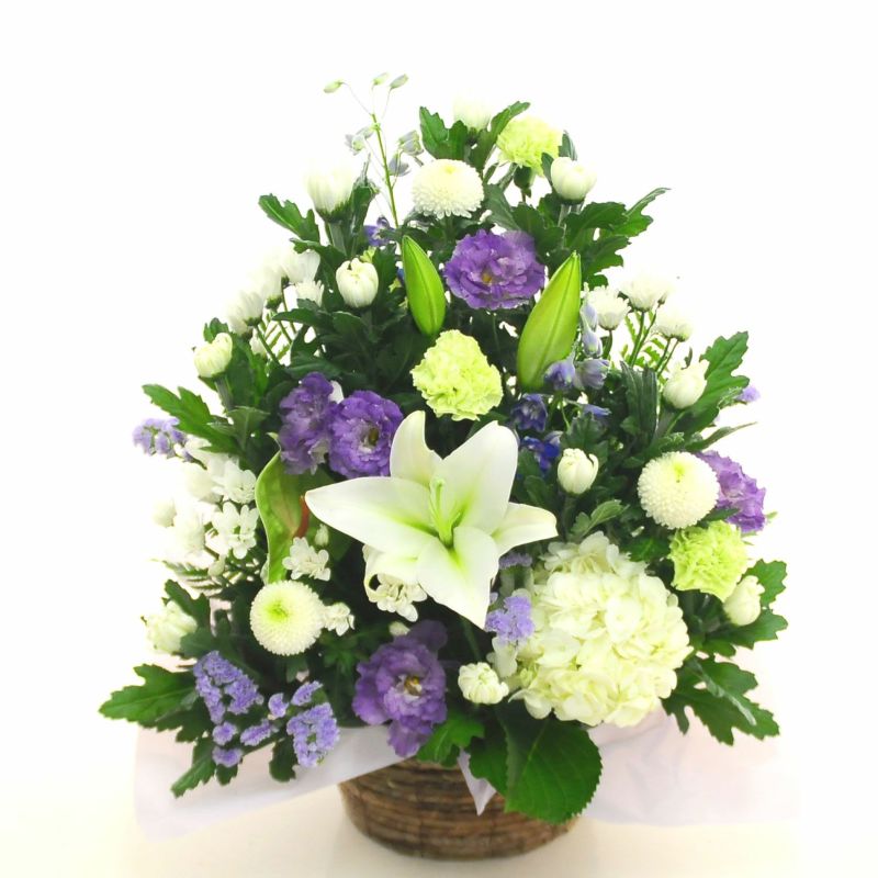 お彼岸のお供え花/デザイナーズお供え花アレンジメント