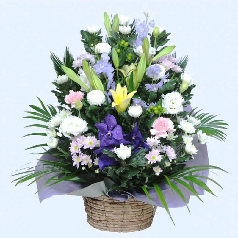 お彼岸のお供え花/デザイナーズお供え花アレンジメント