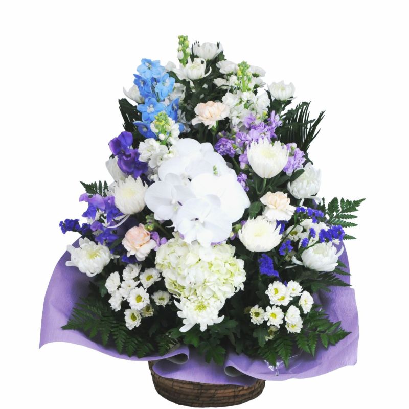 お彼岸のお供え花/蘭のお供え花アレンジメント